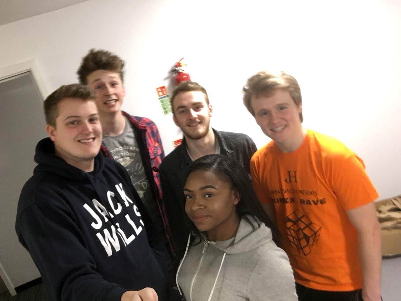 We are your current Residents’ Association committee also known as RAs. From left we have Clinton, Axel, Rhia, Taylor and Richard