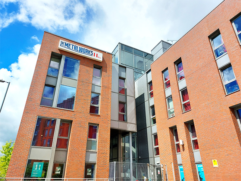a photo of The Metalworks buildings