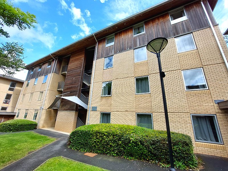 a photo of Elgar Court buildings