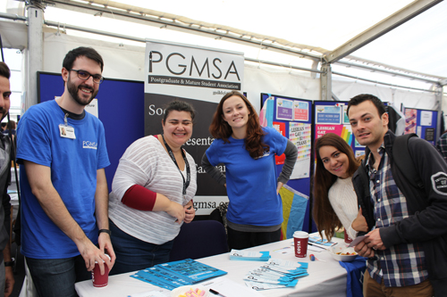 PGMSA Group at the Societies Fair 2016-17