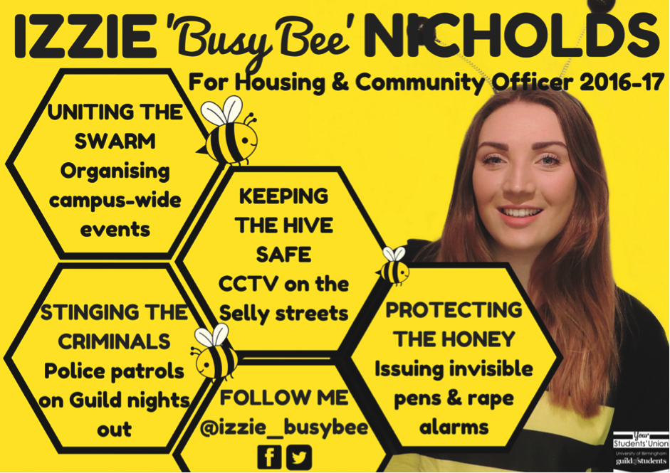 Izzy Nicholds - Housing & Community Officer Manifesto
