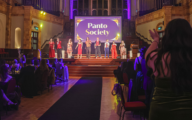 a photo of students at Guild Awards