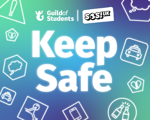 a graphic with the words Keep Safe in the middle