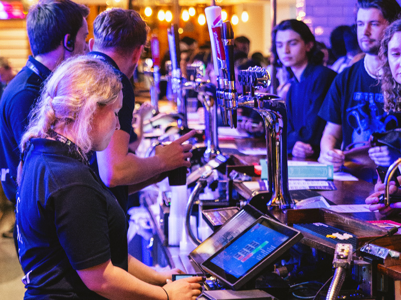 an image of the students playing pool