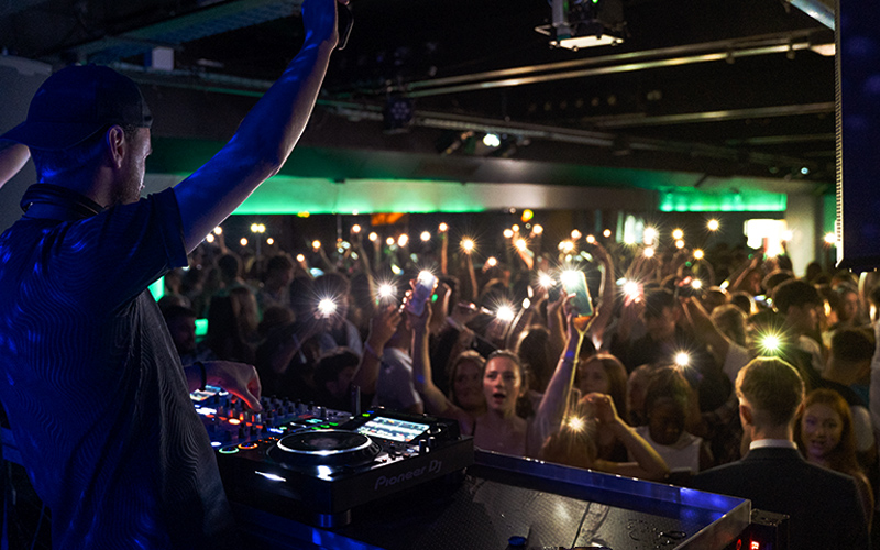 students at a guild club night