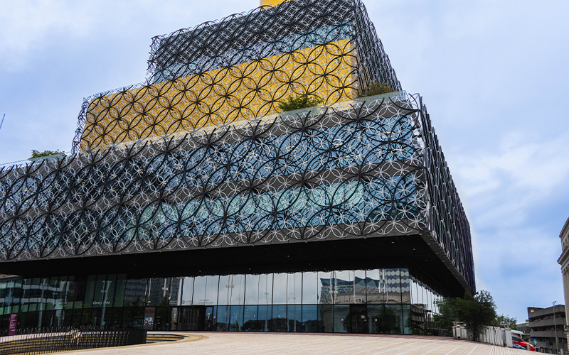 a photo of birmingham library