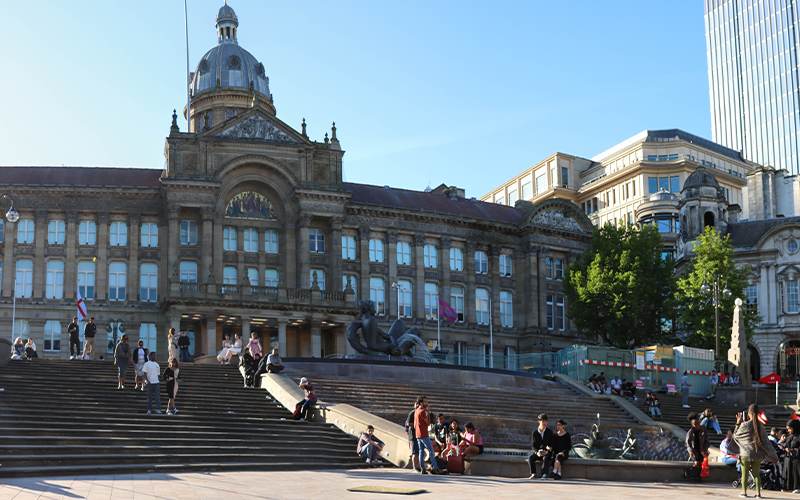 a photo of town hall in birmingham